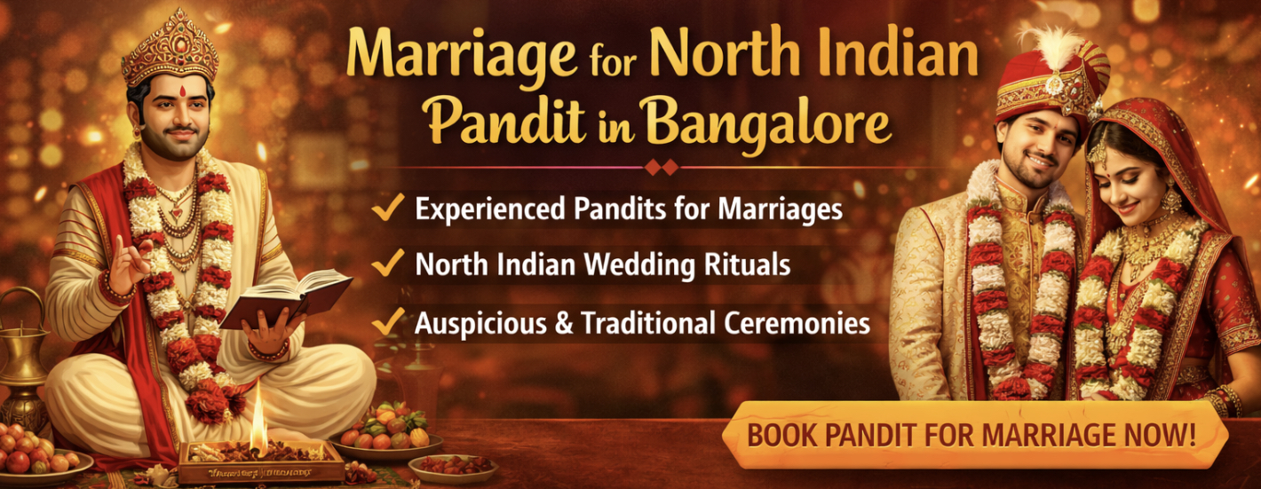 Marriage for North Indian pandit in Bangalore